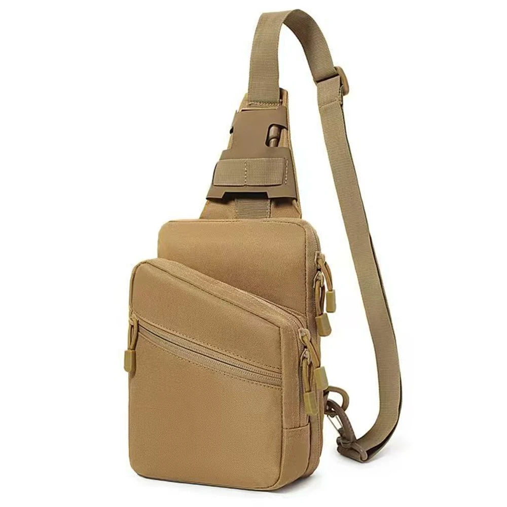 Tactical Sling Bag Concealed Carry Crossbody Gun Bag Qiuck Access Pistol Bag EDC Shoulder Chest Pack Range Bags Fanny Pack